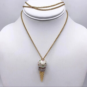 Kate Spade Carnival Nights Ice Cream Cone Necklace